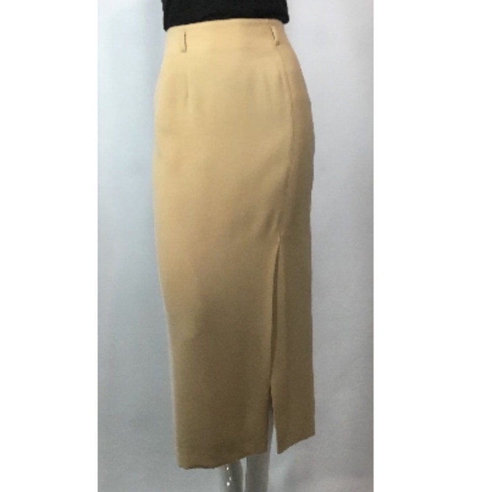 Votre Nom Loooong Tan Skirt  (like new)